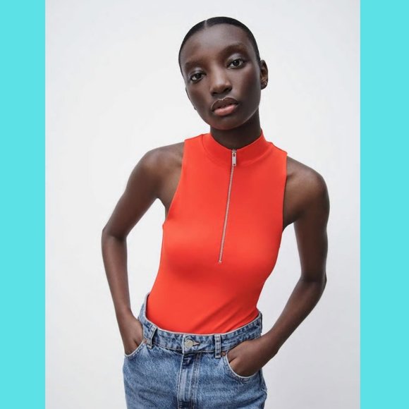 Zara Zippered Bodysuit - Picture 3 of 5